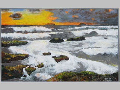 Sunrise At Wedge painting by Jeff Quigley -