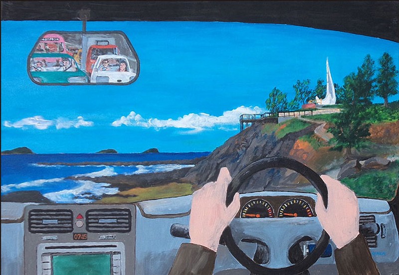 artwork by Jeff Quigley titled Where Id Rather Be