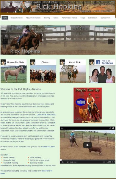 Rick Hopkins Horse Trainer
