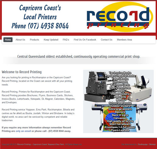Record Printing