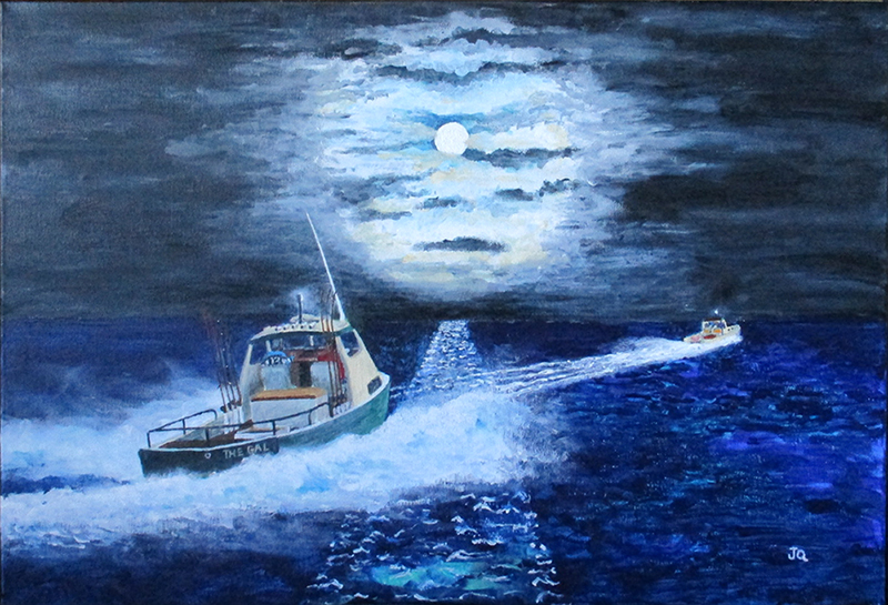 Mackeral Moon by Emu Park Artist Jeff Quigley